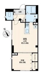 レスポワール東池袋の物件間取画像